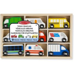 Набір дерев'яних автомобілів, Melissa&Doug Набір дерев'яних автомобілів, Melissa&Doug