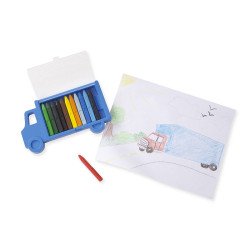 Крейда полімерна "Машина", 12 штук, Melissa&Doug Крейда полімерна "Машина", 12 штук, Melissa&Doug