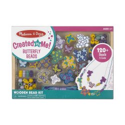 Набір дерев'яних намистин "Метелики", Melissa&Doug Набір дерев'яних намистин "Метелики", Melissa&Doug