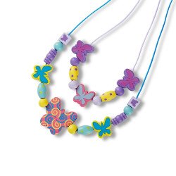 Набір дерев'яних намистин "Метелики", Melissa&Doug Набір дерев'яних намистин "Метелики", Melissa&Doug