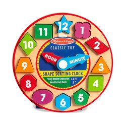 Дерев'яний годинник-сортувальник, Melissa&Doug Дерев'яний годинник-сортувальник, Melissa&Doug