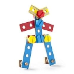 Дерев'яний будівельний набір для хлопчиків, Melissa&Doug Дерев'яний будівельний набір для хлопчиків, Melissa&Doug