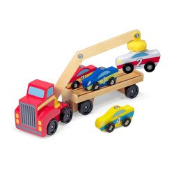 Магнітний дерев'яний автонавантажувач, Melissa&Doug Магнітний дерев'яний автонавантажувач, Melissa&Doug