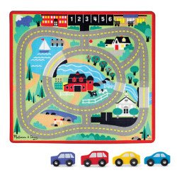 Ігровий килимок з машинками "Міська дорога", Melissa&Doug Ігровий килимок з машинками "Міська дорога", Melissa&Doug