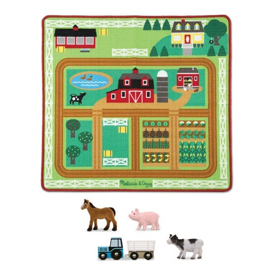 Ігровий килимок з тваринами "Ферма", Melissa&Doug