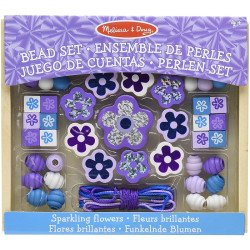 Набір намистинок "Ігристі квіти", Melissa&Doug  Набір намистинок "Ігристі квіти", Melissa&Doug