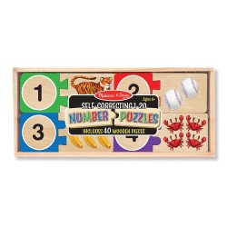 Дерев'яні пазли в коробці "Рахунок", Melissa&Doug Дерев'яні пазли в коробці "Рахунок", Melissa&Doug