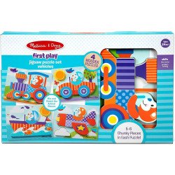 Перші дерев'яні пазли "Транспорт", Melissa&Doug