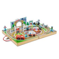 Дерев'яний футляр "Місто", Melissa&Doug