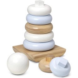 Величезна натуральна дерев'яна пірамідка, Melissa&Doug