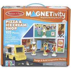 Ігровий магнітний набір "Магазин піци та морозива", Melissa&Doug Ігровий магнітний набір "Магазин піци та морозива", Melissa&Doug