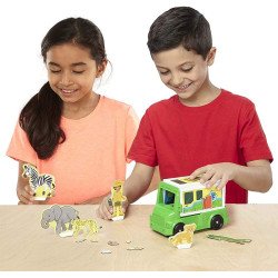 Ігровий магнітний набір "Сафарі-рятувальна машина", Melissa&Doug Ігровий магнітний набір "Сафарі-рятувальна машина", Melissa&Doug