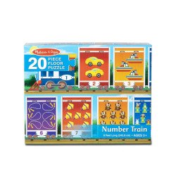 Мега-пазл "Номери вагонів", 20 ел., Melissa&Doug Мега-пазл "Номери вагонів", 20 ел., Melissa&Doug