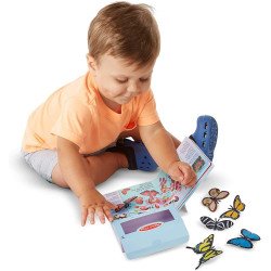 М'яка книга з ігровими фігурками метеликів, Melissa&Doug М'яка книга з ігровими фігурками метеликів, Melissa&Doug