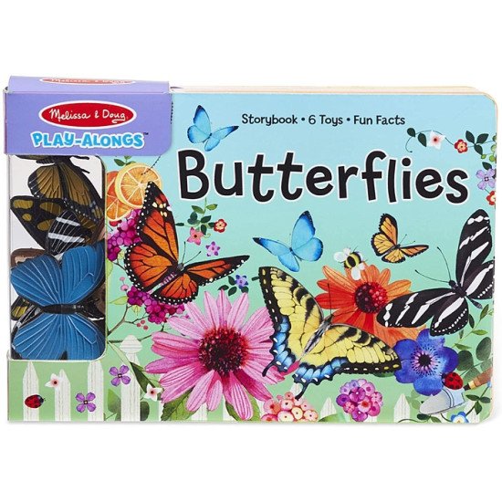 М'яка книга з ігровими фігурками метеликів, Melissa&Doug