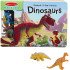 М'яка книга з ігровими фігурками динозаврів, Melissa&Doug