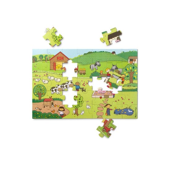Гігантська головоломка-пазли "На фермі", 35 ел., Melissa&Doug
