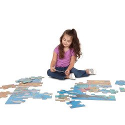 Гігантська головоломка-пазли "Під морем", 35 ел., Melissa&Doug