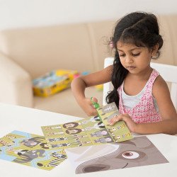Набір для творчості "Виріжи сам тварин Сафарі", Melissa&Doug Набір для творчості "Виріжи сам тварин Сафарі", Melissa&Doug