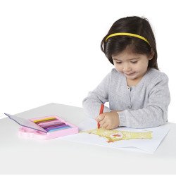 Крейда полімерна "Принцеса", 12 штук, Melissa&Doug Крейда полімерна "Принцеса", 12 штук, Melissa&Doug