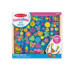 Великий набір дерев'яних намистин "Літній сад", Melissa&Doug Великий набір дерев'яних намистин "Літній сад", Melissa&Doug