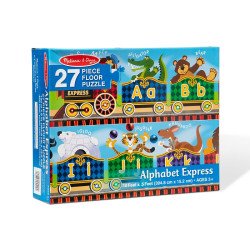 Мега-пазл "Паровозик Алфавіт", 27 ел., Melissa&Doug Мега-пазл "Паровозик Алфавіт", 27 ел., Melissa&Doug