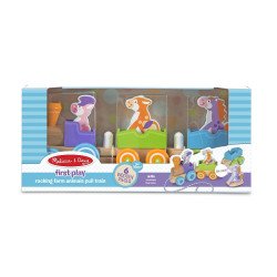 Дерев'яний потяг з тваринами, Melissa&Doug Дерев'яний потяг з тваринами, Melissa&Doug