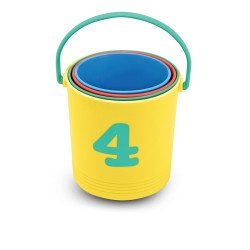 Набір пластикових відер "Цифри", 4 штуки, Melissa&Doug Набір пластикових відер "Цифри", 4 штуки, Melissa&Doug