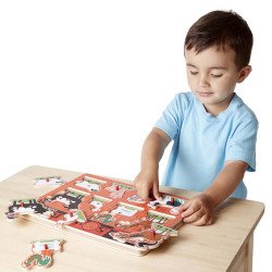 Звуковий пазл "Тварини ферми ", Melissa&Doug Звуковий пазл "Тварини ферми ", Melissa&Doug