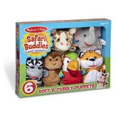Великий ляльковий театр "Сафарі", 6 шт., Melissa&Doug Великий ляльковий театр "Сафарі", 6 шт., Melissa&Doug