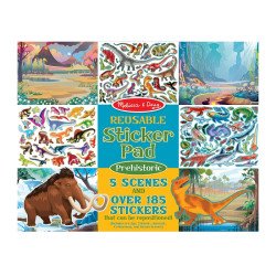 Набір багаторазових наліпок "Доісторичний світ", Melissa&Doug Набір багаторазових наліпок "Доісторичний світ", Melissa&Doug