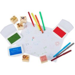 МЕГА-набір "Дерев'яні штампи", Melissa&Doug МЕГА-набір "Дерев'яні штампи", Melissa&Doug