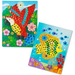 Мерехтлива мозаїка "Тварини", Melissa&Doug Мерехтлива мозаїка "Тварини", Melissa&Doug