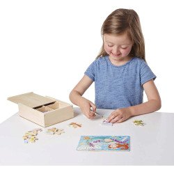 Набір із 4 пазлів в коробці "Казкові друзі", Melissa&Doug Набір із 4 пазлів в коробці "Казкові друзі", Melissa&Doug