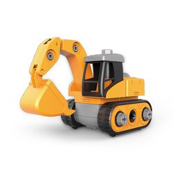 Конструктор "Будівельна техніка" - Екскаватор, Microlab Toys Конструктор "Будівельна техніка" - Екскаватор, Microlab Toys