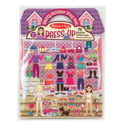 Об'ємні багаторазові наліпки "Мода", Melissa&Doug Об'ємні багаторазові наліпки "Мода", Melissa&Doug