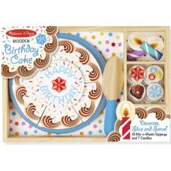 Дерев'яний набір "День народження-торт", Melissa&Doug