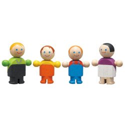 Деревянная игрушка Обычная семья, TM PLAN TOYS  Деревянная игрушка Обычная семья, TM PLAN TOYS
