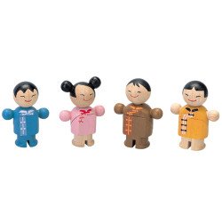 Дерев'яна іграшка Міська сім'я, TM PLAN TOYS Дерев'яна іграшка Міська сім'я, TM PLAN TOYS