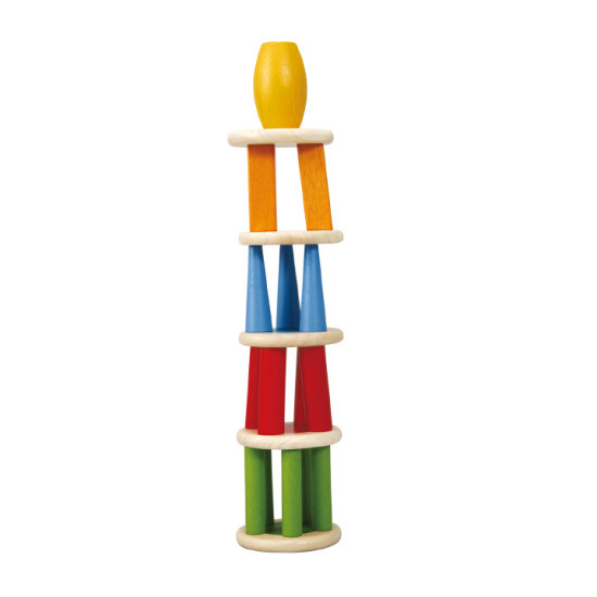 Деревянная игрушка Башня-пирамидка, ТМ PLAN TOYS