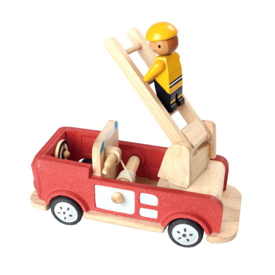Деревянная игрушка Пожарная машина, ТМ PLAN TOYS