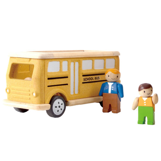 Деревянная игрушка Школьный автобус, ТМ PLAN TOYS