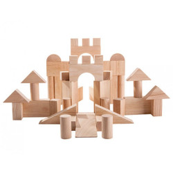 Деревянные Кубики 50 деталей, ТМ PLAN TOYS