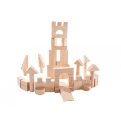 Деревянные Кубики 50 деталей, ТМ PLAN TOYS