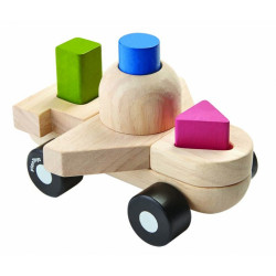 Деревянная игрушка Пазл-сортер - самолёт, ТМ PLAN TOYS