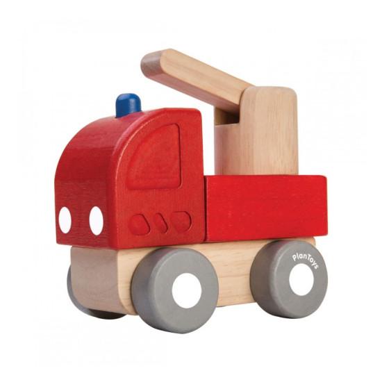 Деревянная игрушка Пожарная мини-машина, ТМ PLAN TOYS