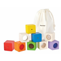 Деревянная игрушка Обучающие кубики, ТМ PLAN TOYS