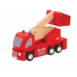 Деревянная игрушка Пожарная машина., ТМ PLAN TOYS Деревянная игрушка Пожарная машина., ТМ PLAN TOYS