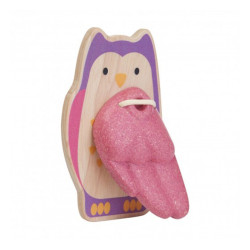 Деревянная игрушка Погремушка в виде птицы - Сова, ТМ PLAN TOYS