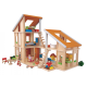 Деревянная игрушка Кукольный домик Шале с мебелью, ТМ PLAN TOYS